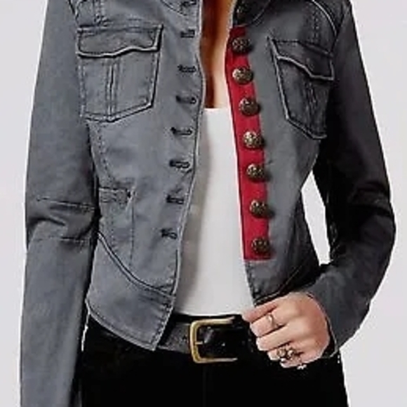 Free People - Shrunken Officer Jacket - Picture 5 of 10